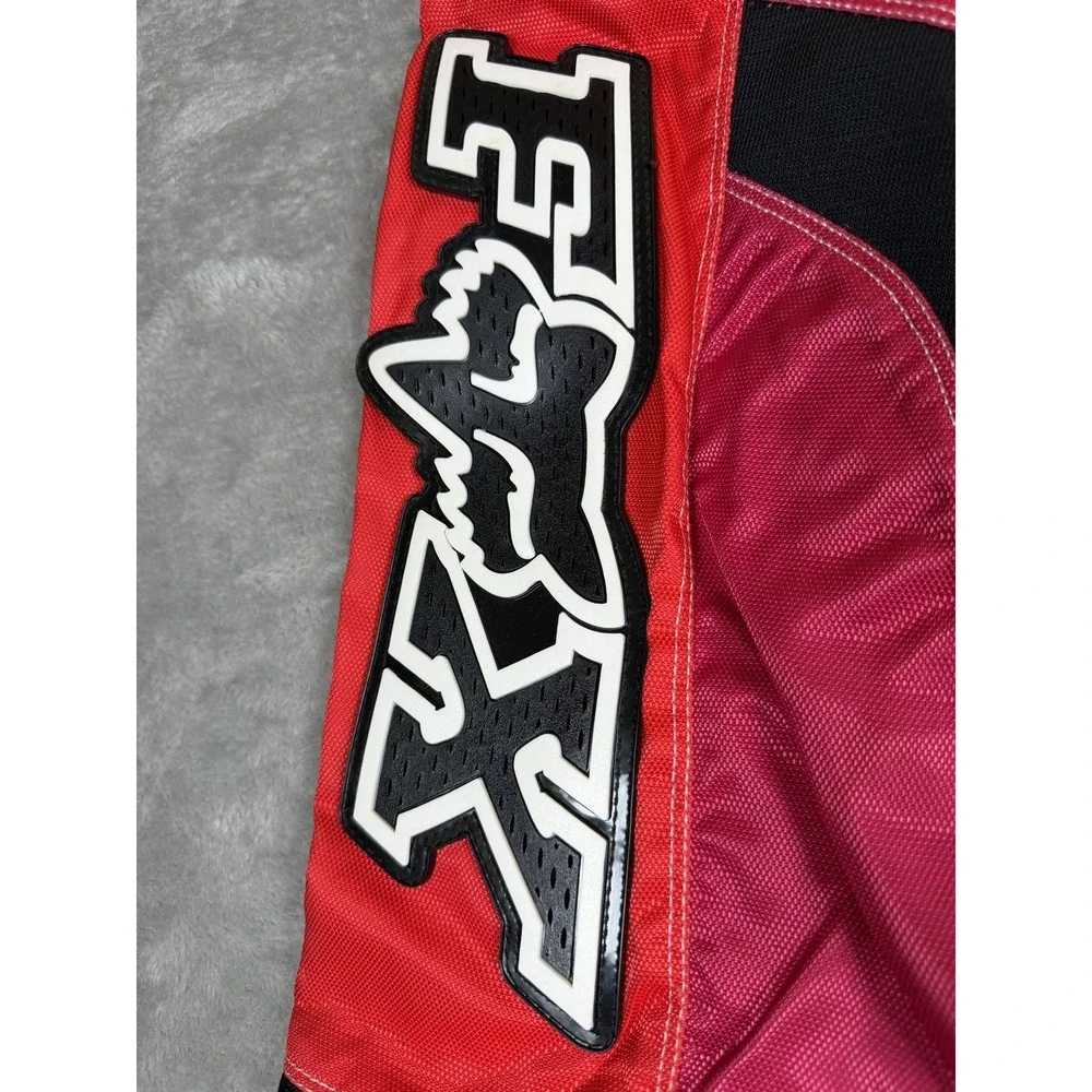 Fox 360 Motocross Pants Mens 32 Red Black MX ATV Dirt Bike Racing Riding Gear